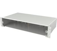 Boîte d'épissure extensible 2U -- sans panneau frontal non équipé gris