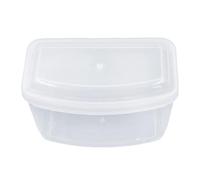 Boîte d'équipement de plongée - PP 19,5 × 10 × 12,5 cm | Étui pour lunettes de natation, couverture transparente, rangement sûr, étui résistant aux rayures | Snorkelers nageurs Entraîneur