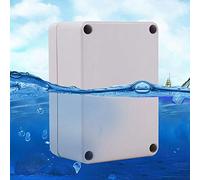 Boite Derivation Etanche IP65, Boite de Jonction Étanche Électrique Extérieur Intérieur, Résistant à l'Eau Projet Boîtier de Jonction En Plastique 100x68x50mm