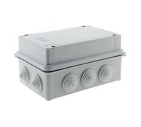 Boîte dérivation IP54 à visser 1/4 de tour 175 x 110 x 83mm - Gris - Zenitech