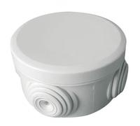 Zenitech Boîte de dérivation IP55 Ø70 x 35 mm Gris