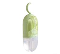 Boîte Déshumidificateur Suspendue 400ml Réutilisable avec Granulés - Absorbeur Humidité pour Armoire et Salle de Bain(Green)