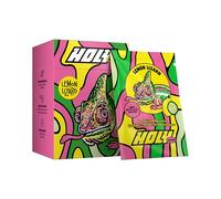 Boîte d'essai de 10 boosters de jeu HOLY Energy “Lemon Lizard” avec goût de citron et concombre | 10 portions avec NewCaff & extrait de thé vert | Focus Drink | Vegan avec arômes de fruits naturels