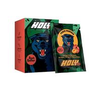Boîte d'essai de 10 boosters de jeu HOLY Energy “Peach Panther” avec poudre au goût de pêche | 10 portions avec NewCaff & extrait de thé vert | Focus Drink | Vegan avec arômes de fruits 100% naturels