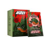 Boîte d'essai de 10 boosters de jeu HOLY Energy “Pomegranate Piranha” goût de grenade | 10 portions avec NewCaff & extrait de thé vert | Focus Drink | Vegan avec arômes de fruits 100% naturels
