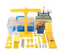 Boîte d'expériences de mécanique éducative à assemblage rapide - Aide pédagogique physique et dynamique pour enseignement en salle de classe - Équipement de laboratoire portable