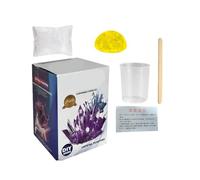 Boîte d'expériences scientifiques - Laboratoire de formation des minéraux avec guide illustré sur les ingrédients chimiques, soutient les capacités de résolution des problèmes d'exploration géologique