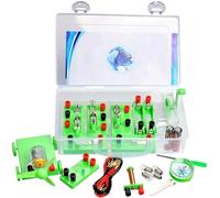 Boîte d'expérimentation de base for circuits électriques | Kit d'exploration Hysics for les tests pratiques des principes de circuit