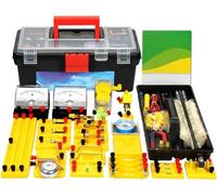 Boîte D'expérimentation De Physique L'électromagnétisme, Kit Circuit | Ampèremètre et voltmètre for l'exploration des principes des circuits en série et parallèle