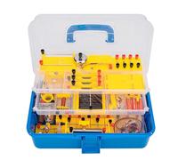 Boîte d'expérimentation physique multifonctionnelle Exploration de l'électromagnétisme Un ensemble complet de kits de test de circuits électriques et électromagnétiques Appareil pédagogique