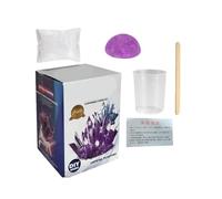 Boîte d'expérimentation scientifique - Laboratoire de formation minérale avec guide illustré d'ingrédients chimiques, prend en charge les compétences de résolution de problèmes d'exploration géologiqu