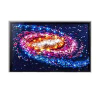 Boîte d'exposition en Acrylique pour Cadre Photo Le-GO 31212 Galaxy Pixel Art, Cadre de Rangement et d'exposition Anti-poussière, Compatible avec Le-GO 31212 (Version Mise à Jour 2.0).