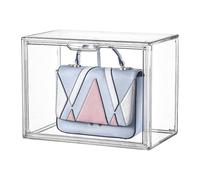 Boîte d'exposition transparente et anti-poussière de grande capacité pour livres, jouets et sacs à main (L 36x22x27cm / 14.2x8.7x10.6in )