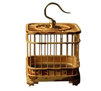 Boîte d'habitat pour Reptiles Cage à sauterelles Suspendue de Style rétro Chinois carrée Faite la Main