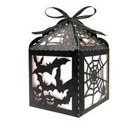 Boîte d'Halloween, fournitures pour fêtes de chauves-souris en papier, cadeaux de fête, boîtes de friandises, pour snacks, gommettes, table, étagère, cuisine, bureau, bar, entrée de classe, maisons