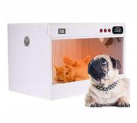 Boîte D'incubateur Pour Animaux De Compagnie Pour Chien,Grande Couveuse Pour Animaux De Compagnie,Incubateur Pour Chats Pour Chiots Avec Chauffage,Pour Chiots,Chatons,Toutes Créatures,60*50*50cm-White