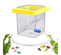 Boîte d'incubateur pour aquarium, chambre d'isolation flottante, cloison de séparation pour l'élevage, conteneur d'incubateur d'aquarium pour protéger l'élevage des jeunes poissons et pour un usage