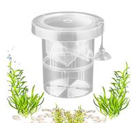 Boîte d'incubateur pour réservoir de poissons, éleveurs de poissons, boîte d'isolation flottante, séparateur réutilisable réglable d'un côté pour le frai de la maternelle pour le système