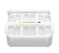 Boîte d'incubation de Reptiles avec Plateau à œufs à 12 grilles, boîte d'incubation de Tortue, Gecko, lézard, incubateur Reptiles pour œufs Nouveau-nés et élevage 'Animaux Compagnie