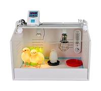 Boîte d'incubation intelligente, Boîte de couveuse for poussins, perroquet, caneton, chatons, chiots, incubateurs de volaille, boîte d'élevage chauffante, réchauffe jusqu'à 15-35 poulets(M/58*40*42cm