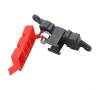 Boîte d'insertion de fusible à circuit unique - 200 A pour porte-fusible MIDI pour voitures, camping-cars, bateaux, 77 x 35 x 22 mm, accessoire de fusible en plastique rouge