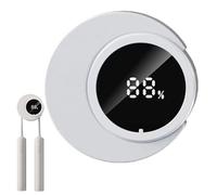 Boîte d'isinfection de brosse à dents D, support de stérilisateur de brosse à dents, machine de nettoyage intelligente, support mural sans perçage, élimination efficace des germes, blanc, pour hommes