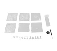 Boîte d'isolation en acrylique transparent pour aquarium, support d'incubateur d'écloserie avec crochet et ventouse, hauteur réglable pour l'élevage de poissons, isolation des grands et des bébés (10