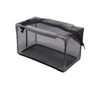 Boîte d'isolation pour aquarium avec tiges de flottaison en mousse creuse et fermeture éclair pour protéger les poissons, les écloseries, les crevettes - 62 x 32 x 32 cm
