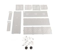 Boîte d'isolation Transparente en Acrylique pour Aquarium, Support d'incubation pour élevage d'aquarium avec Ventouse et Crochet, Hauteur réglable pour l'écloserie de Poissons trop (30CM*10CM*10CM)