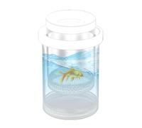 Boîte D'Isolement Flottante Pour Aquarium - Incubateur Rond Transparent Avec Maille Fine Betta, Guppys Et Crevettes | Matériau PP, 14.3x9.3cm, Idéal Pour Élevage, Sécurité Des Alevins Et Séparation Du