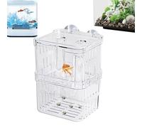 Boîte d'isolement pour poissons - 13 x 7,1 x 10 cm - Séparateur d'aquarium - Pour poissons agressifs - Boîte d'adaptation pour poissons blessés