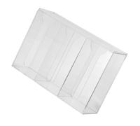 Boîte Distributeur de Masques Transparente à 3 Compartiments | Construction Renforcée en Plastique PVC, Design Discret le Mur, Coins Arrondis, pour Appartements et Cabinets Médicaux