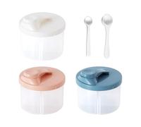 Boîte Distributrice De Lait En Poudre 3 Pièces Et Cuillère À Lait En Poudre 2 Pièces, Boîte Doseuse Portable, Boîte Doseuse Scellée, Récipient Alimentaire, Adapté À L'Extérieur Et Aux Voyages