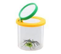 Boîte d'observation des insectes avec loupe - Loupe d'observation avec miroir génial pour voir les insectes de haut en bas