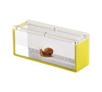 Boîte d'observation des poissons - Conteneur d'observation des poissons avec couvercle et échelle - Boîte d'élevage d'isolation aquatique pour crabes, escargots, araignées