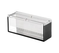 Boîte d'observation des poissons en acrylique avec couvercle - Accessoire d'aquarium pour crabes, escargots, araignées