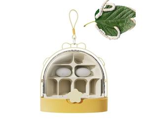 Boîte d'observation d'escargot, ferme de pour ,Cage de grenouille sûre ventilée transparente à l'épreuve de l'évasion - Accessoire éducatif pour reptiles amphibiens pour projet