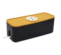Boîte d'organisateurs de câble, organisateur de chargeur - Organisateur de socket métallique - Organisation à domicile, Case de stockage d'alimentation du chargeur non glissé pour les fiches Plugs d'a