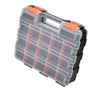 Boîte d'organisation de vis en plastique avec séparateur amovible pour outils pièces conteneur double face outils pour vis et partie de l'organisateur d'outils double face