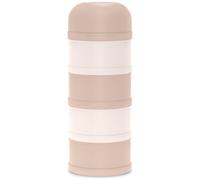 Suavinex, Doseur Lait Poudre et Céréales, Boîte Doseuse avec 4 Compartiments, Bec Verseur, Couvercle, Hermétique avec Fermetures à Vis, Empilable, Passe Lave-Vaisselle, pour Snacks, Bébés +0M, Rose