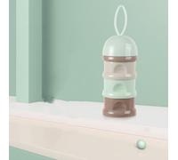 Boîte Doseuse À Poudre De Lait,Distributeur De Formule Pour Bébé,Conteneur Portable Dde Lait En Poudre En Bas Âge- Vert