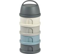 Boîte doseuse BEABA - 4 compartiments - mineral grey / blue