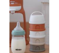 Boîte doseuse de lait 4 compartiments cotton white/terracotta TU
