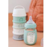 Boîte doseuse de lait 4 compartiments vert TU