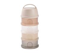 Béaba Boîte doseuse de lait en poudre 4 compartiments 100% hermétique Made in France Argile