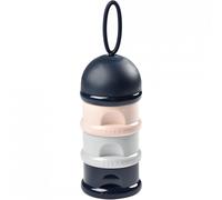BÉABA, Boite doseuse de lait empilable, 100% hermétique, 3 compartiments, Grande contenance, Usage Evolutif - Rose