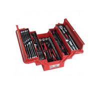 Boîte d'outils - HOLZMANN - WZK86CRV - Chrome-vanadium - 86 pièces - Rouge