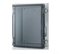 Boîte électrique d'extérieur - 220 x 170 x 110 mm - Étanche - Indice IP67 - Couvercle transparent - Pour utilisation polyvalente en extérieur et industriel