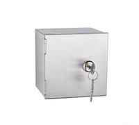 Boîte électrique d'extérieur en acier inoxydable résistant aux intempéries avec couvercle verrouillable pour station de charge de véhicule électrique antivol