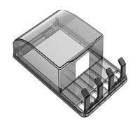 Boîte Électrique d'Extérieur | Protection Étanche Transparente avec Crochet - Protection pour prise murale externe - Pour Maison, Jardin, Cour, Parc, Camping-car, Piscine, Terrasse, Mur, Porte, Armoir